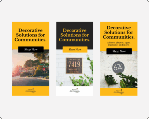 paid ads for Signature Streetscapes