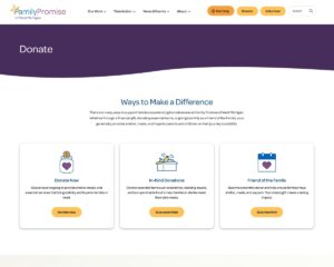 Design and strategy helping nonprofits increase donations and involvement
