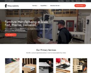 Furniture manufacturing marketing and web design services